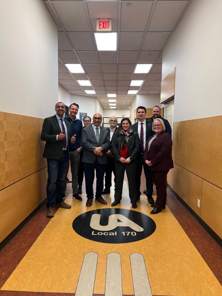 UA 170 Plays Host to Key Provincial and Federal Leaders